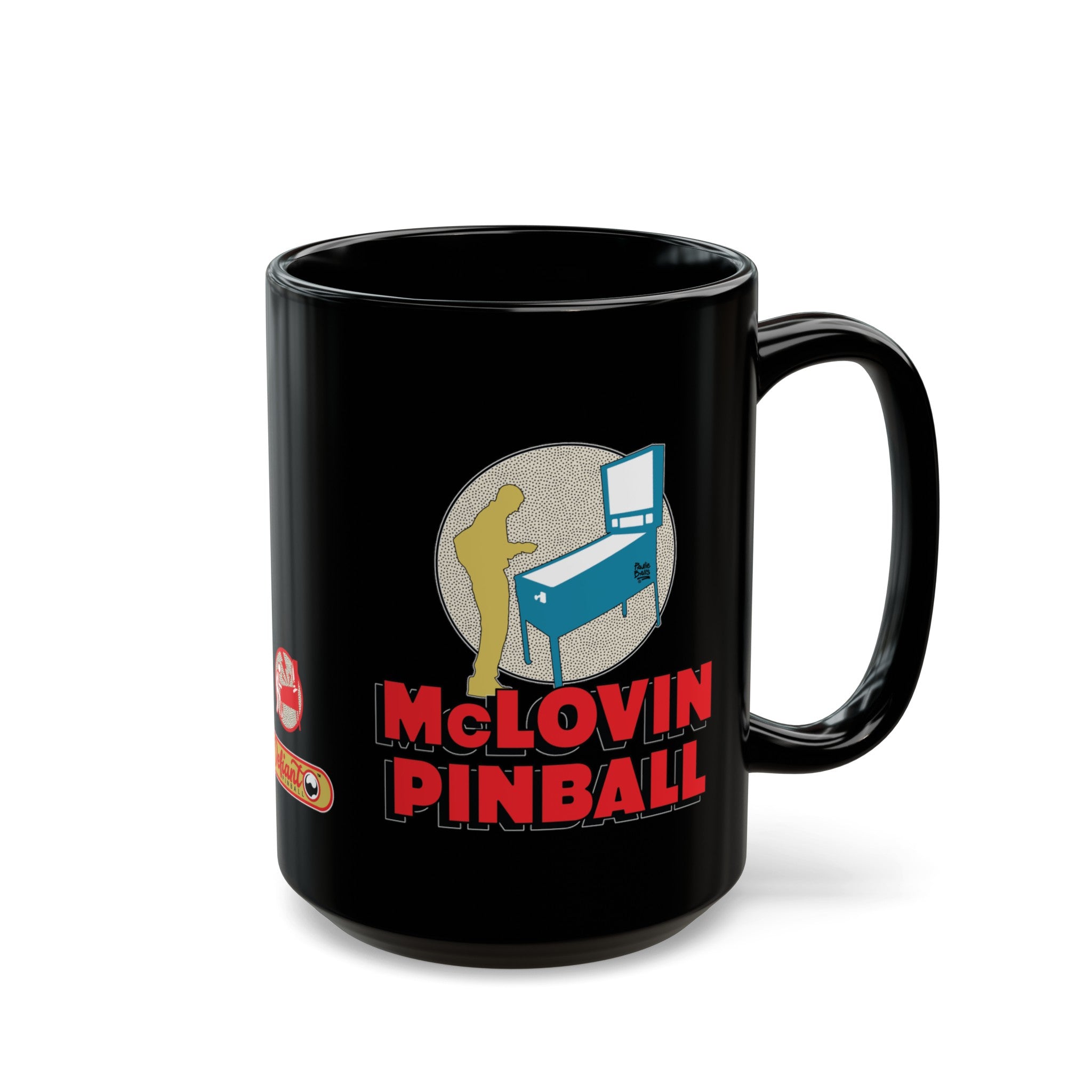 McLOVIN PINBALL - Black Mug (11oz, 15oz)