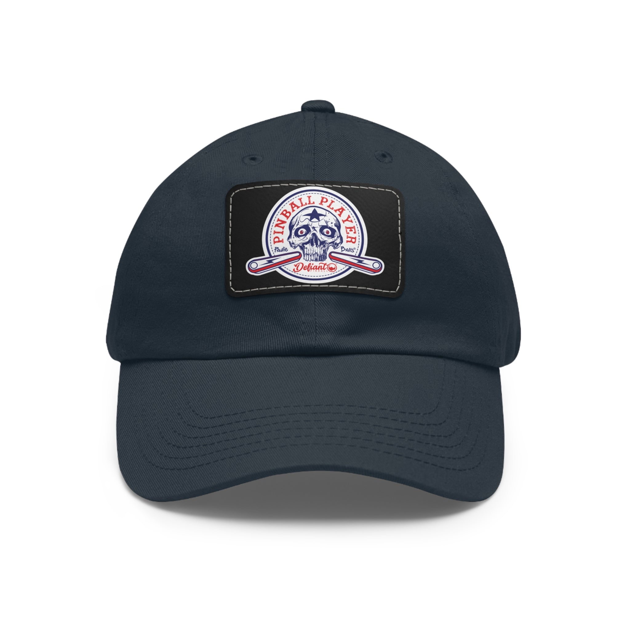 SNEAKY PLAYER - Dad Hat with Leather Patch (Rectangle)