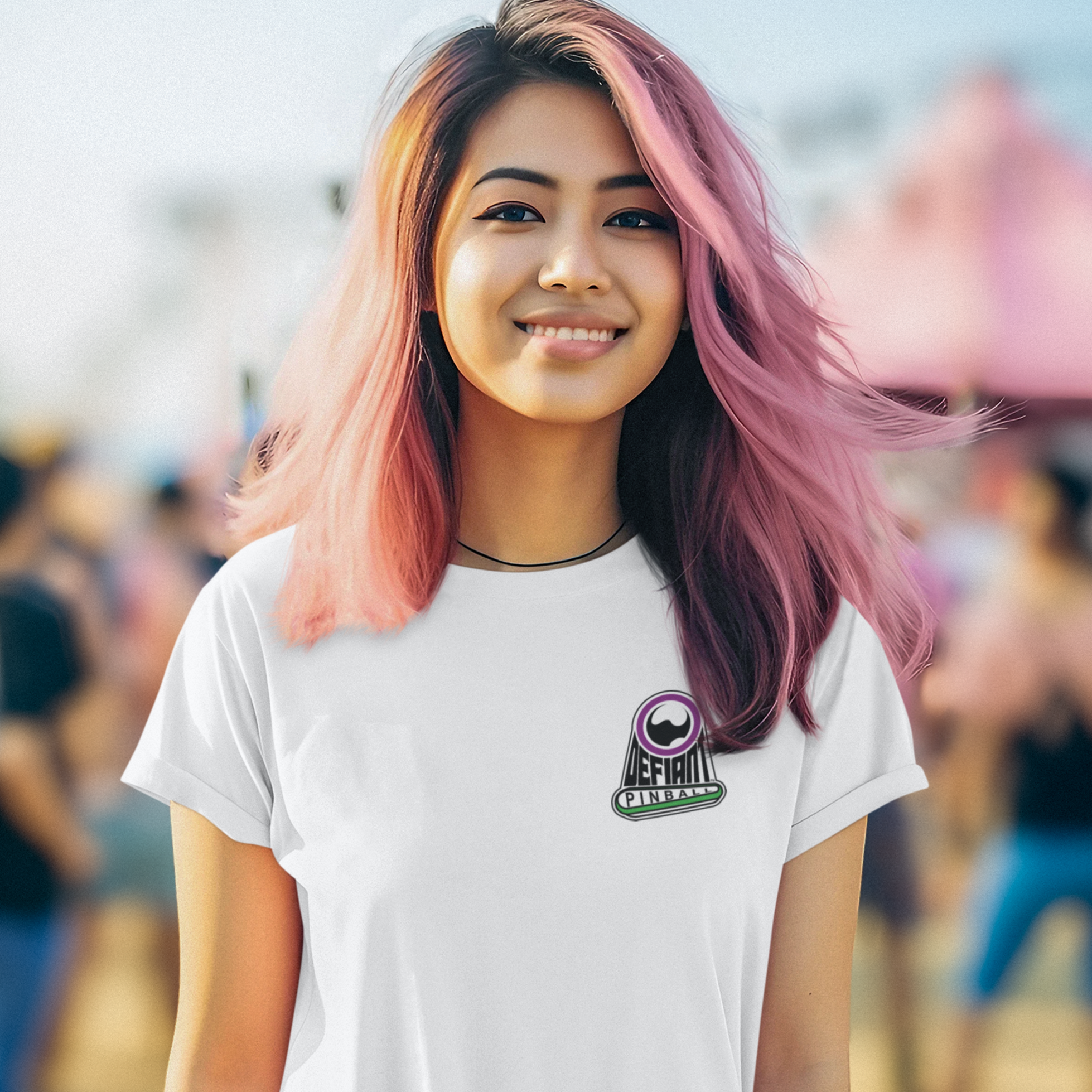 PIN - BASHER - Front & Back Print  Unisex Jersey Short Sleeve Tee