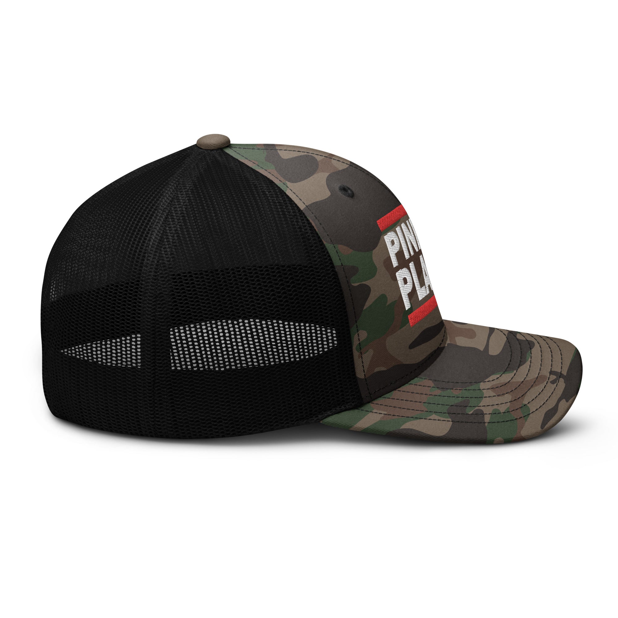 PINBALL PLAYER - Camouflage trucker hat