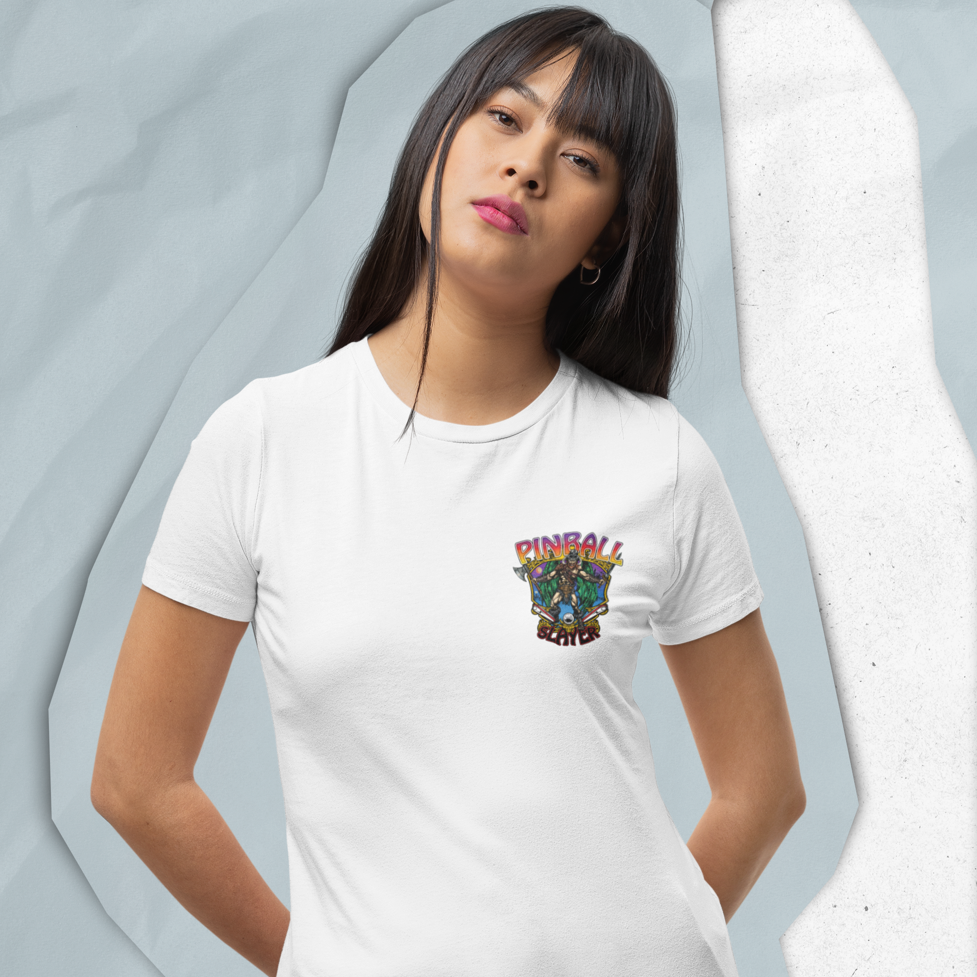 Pinball slayer (Barbarian Version) - Front & Back Print Unisex Jersey Short Sleeve Tee