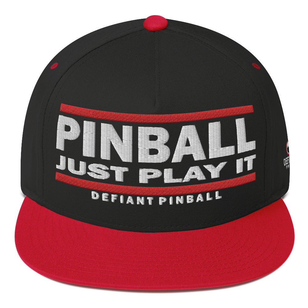 PINBALL JUST PLAY IT - Flat Bill Cap