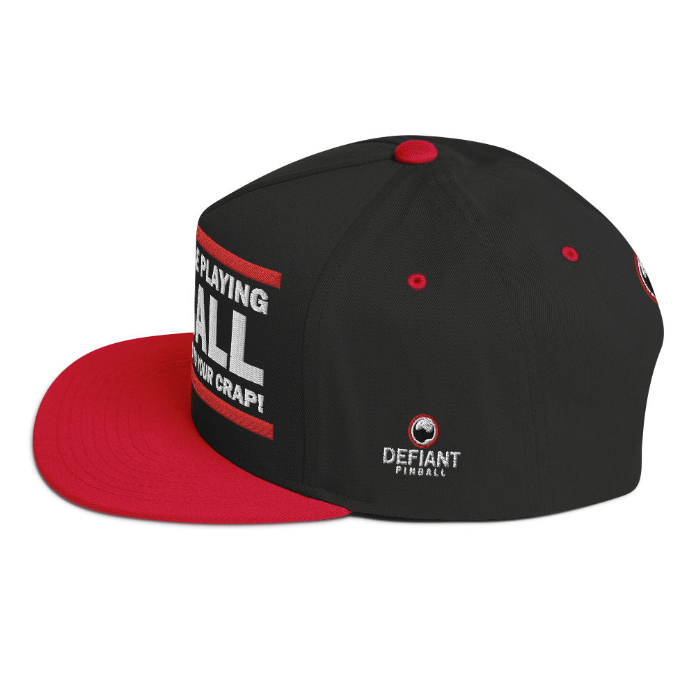I'D RATHER BE PLAYING - Flat Bill Cap