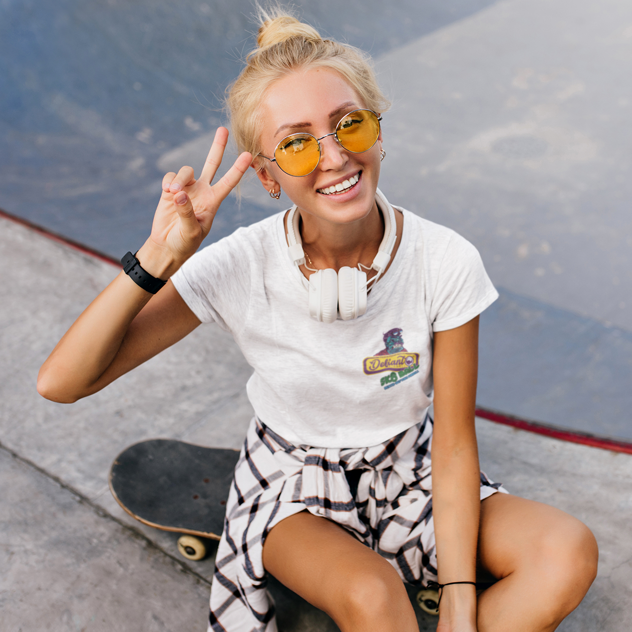 SK8 BALL - Front & Back Print Unisex Jersey Short Sleeve Tee