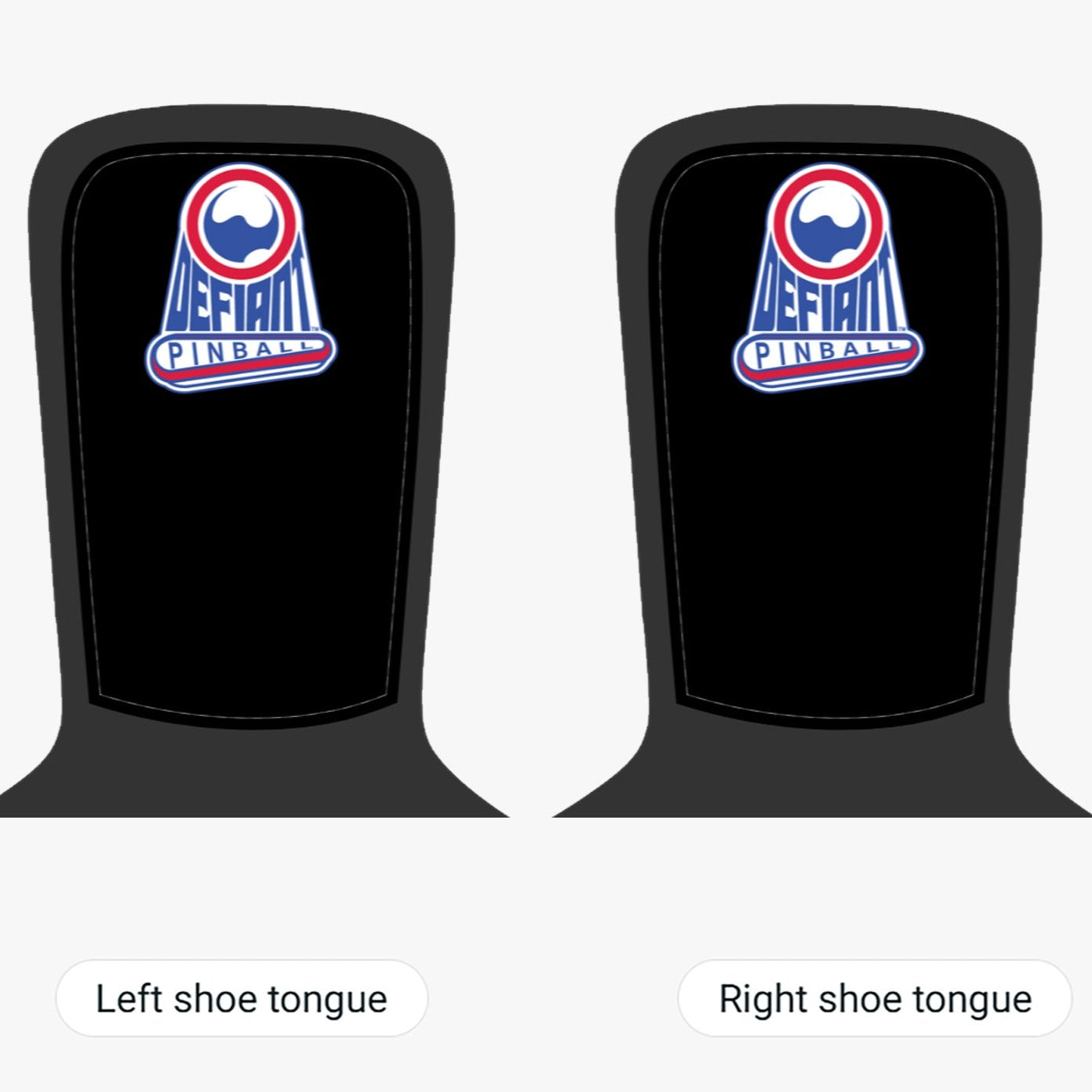 USA PINBALL PLAYER -Women's High Top Sneakers- Black